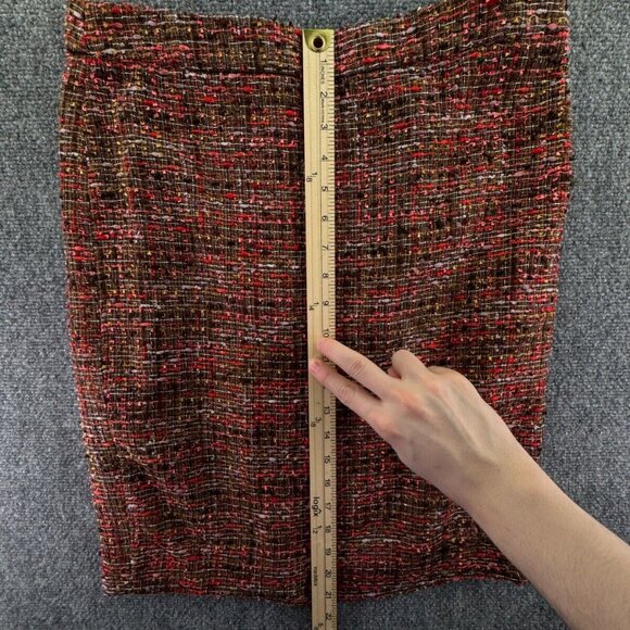 NWT J. Crew Women Pencil Skirt Size 6 Colorful $90 Zip Adult 3D Textured - Picture 5 of 14
